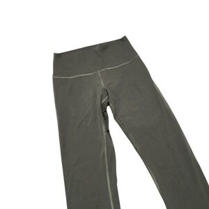 Lululemon Olive Green Yoga Pants High Rise Athletic Leggings‎ Comfy Size4